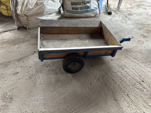 Wooden trailer berg kart - trailer,, go