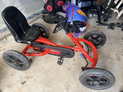 Berg red wheel pedal kart - 4-wheel, go-kart