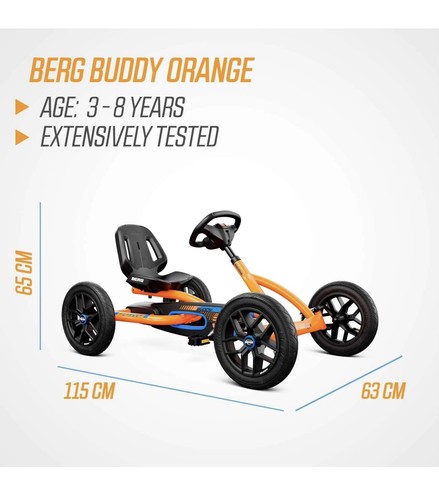 Berg buddy orange - buddy, b-orange