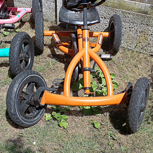 Berg orange metal pedal - berg,